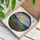 Lavender Flowers Hills Mountains Sky Sun Landscape - Glowing Tiffany Glass Jewel Tones Stained Glass Suncatcher - 3