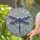 Tiffany Stained Glass Dragonfly Mosaic Vibrant Purples Blues Teal Greens Whites Stained Glass Suncatcher - 2