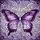 Tiffany Stained Glass Butterfly - Jewel Tone Violet Plum Lavender Opalescent Mosaic Art Stained Glass Suncatcher - 5