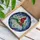 Red Cardinal White Lilies Mom Memorial - Remembrance Sympathy Gift for Mother 2025 Stained Glass Suncatcher - 3