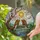 Majestic Bald Eagles Stained Glass Tiffany Art Cherry Blossom River Sky Jewel Tones Mosaic Stained Glass Suncatcher - 2
