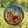 Dachshund Basset Hound Stained Glass Mosaic Dog Art - Intricate Jewel Tone Tiffany Style Stained Glass Suncatcher - 1