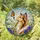 Stained Glass Rough Collie with Monarch Butterfly, Poppies & Pansies - Dog Lover Gift Stained Glass Suncatcher - 1
