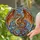 Majestic Dragon Stained Glass Art - Tiffany Style Detailed Coiled Dragon Stained Glass Suncatcher - 2