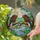 Two Bald Eagles Lotus Flowers River Landscape - Tiffany Stained Glass Art Piece Stained Glass Suncatcher - 2
