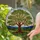 Tiffany Style Stained Glass Tree Roots Canopy Hills Sky - Jewel Tone Nature Art Stained Glass Suncatcher - 2