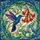 Stained Glass Hummingbird Nectar Flowers - Tiffany Style Mosaic Floral Home Decor Stained Glass Suncatcher - 5