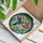 Stained Glass Hummingbird Nectar Flowers - Tiffany Style Mosaic Floral Home Decor Stained Glass Suncatcher - 3