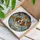 Beagle Dog 'Charlie' Stained Glass Mosaic Art Orange Blue Blossoms Butterflies Pet Gift Stained Glass Suncatcher - 3