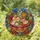Vibrant Ramen Noodles Chashu Egg Stained Glass - Tiffany Style Chili Floral Mosaic Design Stained Glass Suncatcher - 1