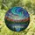 Mountain Lake Aurora Borealis Celestial Night Sky Pine Forest Peaks Glowing Art Stained Glass Suncatcher - 1