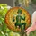 Festive Skeleton Leprechaun Green Tuxedo Clover - St. Patrick's Day Stained Glass Art Stained Glass Suncatcher - 2
