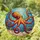Vibrant Octopus Stained Glass Suncatcher - Tiffany Style Seashell Coral Ocean Window Decor - 1