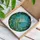 Green Praying Mantis Tiffany Glass Style Stained Art Forest Canopy Lush Foliage Stained Glass Suncatcher - 3
