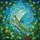 Green Praying Mantis Tiffany Glass Style Stained Art Forest Canopy Lush Foliage Stained Glass Suncatcher - 5