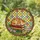 Fluffy Striped Tabby Cat Sleeping on Books Floral Teacup Tiffany Stained Glass Art Panel Stained Glass Suncatcher - 1