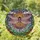 Purple Dragonfly Golden-Orange Tiffany Stained Glass Mosaic - Sky Water Foliage Design Stained Glass Suncatcher - 1