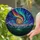 Tiffany Stained Glass Aurora Borealis Mountain Forest Cosmic Vortex Celestial Stained Glass Suncatcher - 2