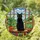 Black Cat Stained Glass Window Scene - Bookshelf Houseplant Home Decor Gift for Cat Lovers Stained Glass Suncatcher - 1
