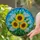 Vibrant Sunflower Stained Glass Tiffany Art - Floral Garden Nature Sky Decor Gift Stained Glass Suncatcher - 2