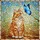 Orange Tabby Cat Sniffing Blue Butterfly Tiffany Style Stained Glass Window Art Decor Stained Glass Suncatcher - 5