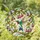 Ruby-throated Hummingbird Tiffany Stained Glass Jewel Tone Bell Flowers Mosaic Stained Glass Suncatcher - 1