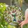 Ruby-throated Hummingbird Tiffany Stained Glass Jewel Tone Bell Flowers Mosaic Stained Glass Suncatcher - 2