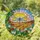Dragonfly Stained Glass Wildflower Sunburst Mosaic Tiffany Style Jewel Tones Window Art Stained Glass Suncatcher - 1