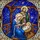 Tiffany Style Holy Family Nativity Scene - Baby Jesus Starry Night Christmas Gift Stained Glass Suncatcher - 5