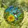 Colorful Hummingbird Stained Glass Tiffany Style - Ruby Throat Flower Garden Mosaic Art Stained Glass Suncatcher - 1