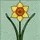 Vibrant Daffodil Stained Glass Flower - Deep Orange Yellow Intricate Tiffany Mosaic Art Stained Glass Suncatcher - 5