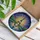 Eiffel Tower Reflection Cityscape Stained Glass Tiffany Style Jewel Tones Sunburst Sky Stained Glass Suncatcher - 3