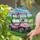 Rose Pink Golf Cart Sophia - Detailed Tiffany Style Golf Course Scene Gift for Her Stained Glass Suncatcher - 2