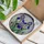 Stained Glass Iris Flowers with Buds - Tiffany Style Intricate Petals Mosaic Art Decor Stained Glass Suncatcher - 3