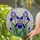 Stained Glass Iris Flowers with Buds - Tiffany Style Intricate Petals Mosaic Art Decor Stained Glass Suncatcher - 2