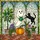 White Ghost Black Cat Pumpkin Greenhouse Stained Glass - Autumn Halloween Decor Gift Stained Glass Suncatcher - 5