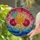 Tiffany Glass Dandelion Burst Flowers - Jeweled Stained Glass Garden Mosaic Landscape Stained Glass Suncatcher - 2