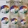 Majestic Polar Bear Stained Glass Art Cosmic Night Sky Setting Sun Mountains Landscape Stained Glass Suncatcher - 4