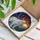 Majestic Polar Bear Stained Glass Art Cosmic Night Sky Setting Sun Mountains Landscape Stained Glass Suncatcher - 3