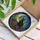 Black Cat Bookshelf Moon Star Stained Glass - Tiffany Night Sky Constellation Decor Stained Glass Suncatcher - 3