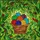 Woven Yarn Basket Stained Glass Leaves Mosaic - Tiffany Style Jewel Tone Green Red Purple Art Stained Glass Suncatcher - 5