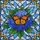 Monarch Butterfly Tiffany Style Stained Glass Hydrangea Blossom Mosaic Nature Lovers Gift Stained Glass Suncatcher - 5