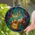 Acoustic Guitar Musical Notes Stained Glass Art Tiffany Jewel Tones Home Decor Gift Stained Glass Suncatcher - 2
