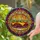 Gourmet Hamburger Stained Glass Tiffany Art Mosaic - Rich Jewel Tones Foodie Gift Stained Glass Suncatcher - 2