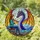 Young Woman & Dragon Teacup Fantasy Art - Detailed Tiffany Glass Mosaic Jewel Tone Decor Stained Glass Suncatcher - 1