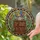 Wooden Bookshelf Antique Books, Vase, Vibrant Flowers, Green Foliage, Tiffany Stained Glass Mosaic Stained Glass Suncatcher - 2