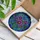 Blooming Flowers Mosaic Stained Glass Art - Dense Bouquet Tiffany Jewel Tone Decor Stained Glass Suncatcher - 3