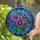 Blooming Flowers Mosaic Stained Glass Art - Dense Bouquet Tiffany Jewel Tone Decor Stained Glass Suncatcher - 2