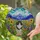 Bi-color Cat Stained Glass Sunflowers Meadow Mountain Tiffany Art - Cat Lover Gift Stained Glass Suncatcher - 2