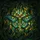 Luna Moth Stained Glass Tiffany Style, Intricate Night Forest Mosaic with Glowing Jewel Tones Stained Glass Suncatcher - 5